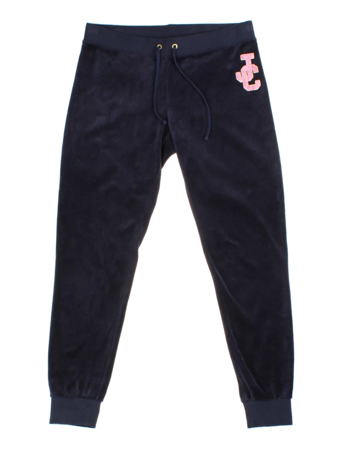 Y2K Juicy Couture Navy Velour Tracksuit Bottoms (Size S)