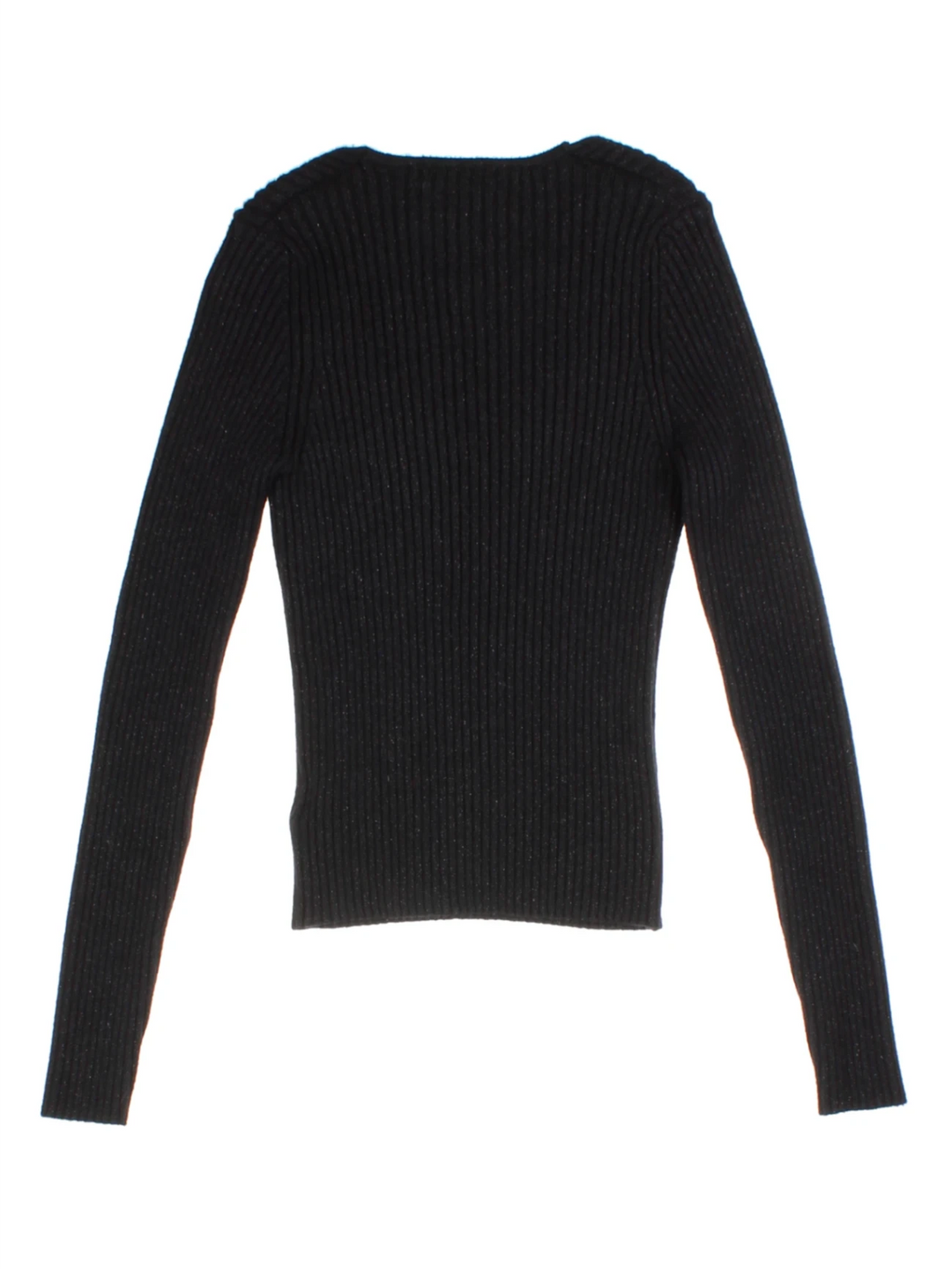 Y2K Guess Black V-Neck Knit Jumper (Size M)