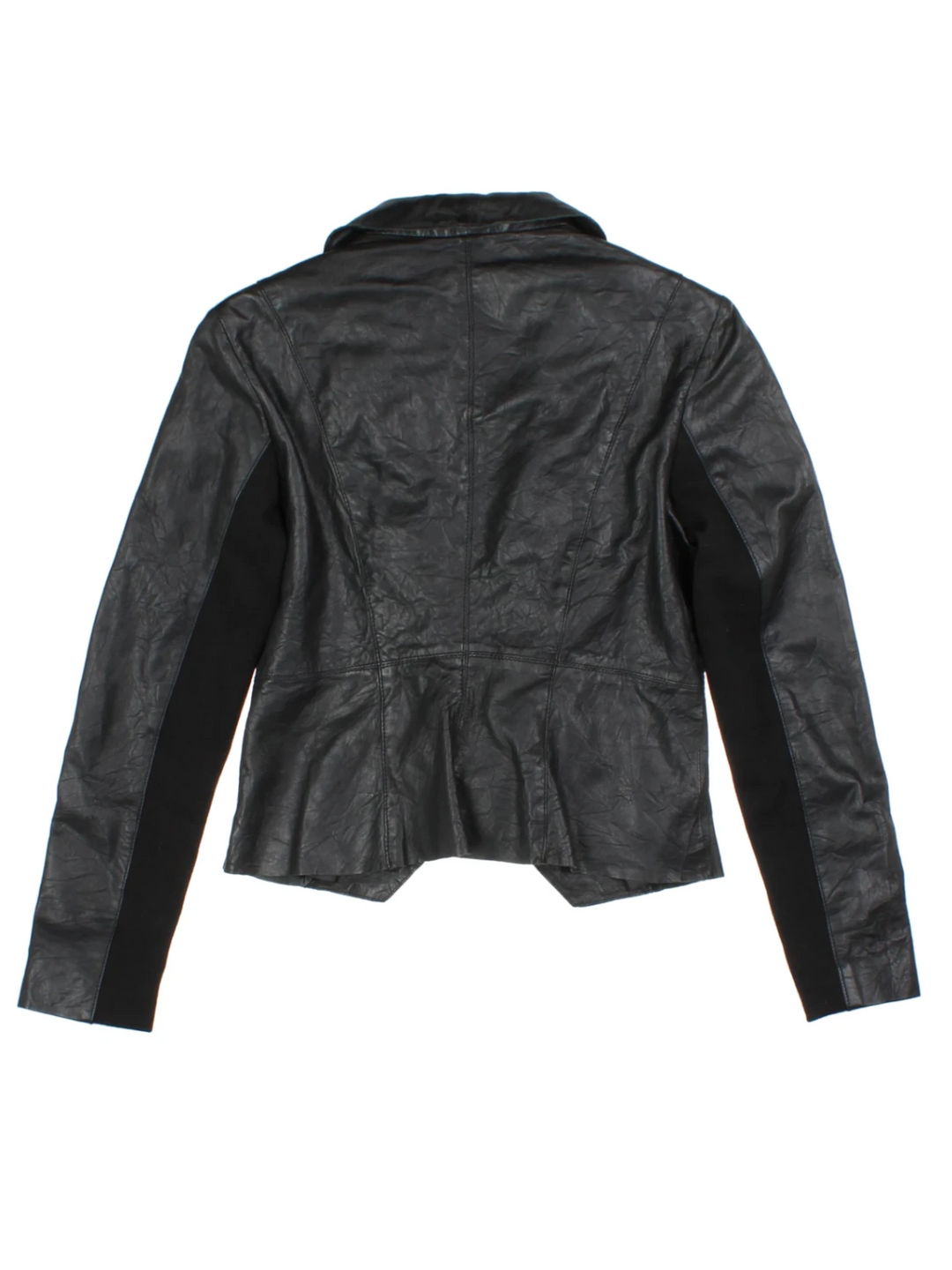 Y2K Dolce & Gabbana Black Leather Jacket (Size M)