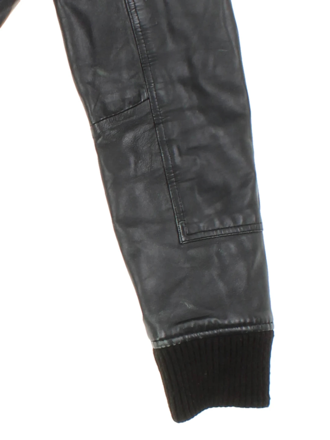 Aviatrix Leather Bomber Jacket (Size M)