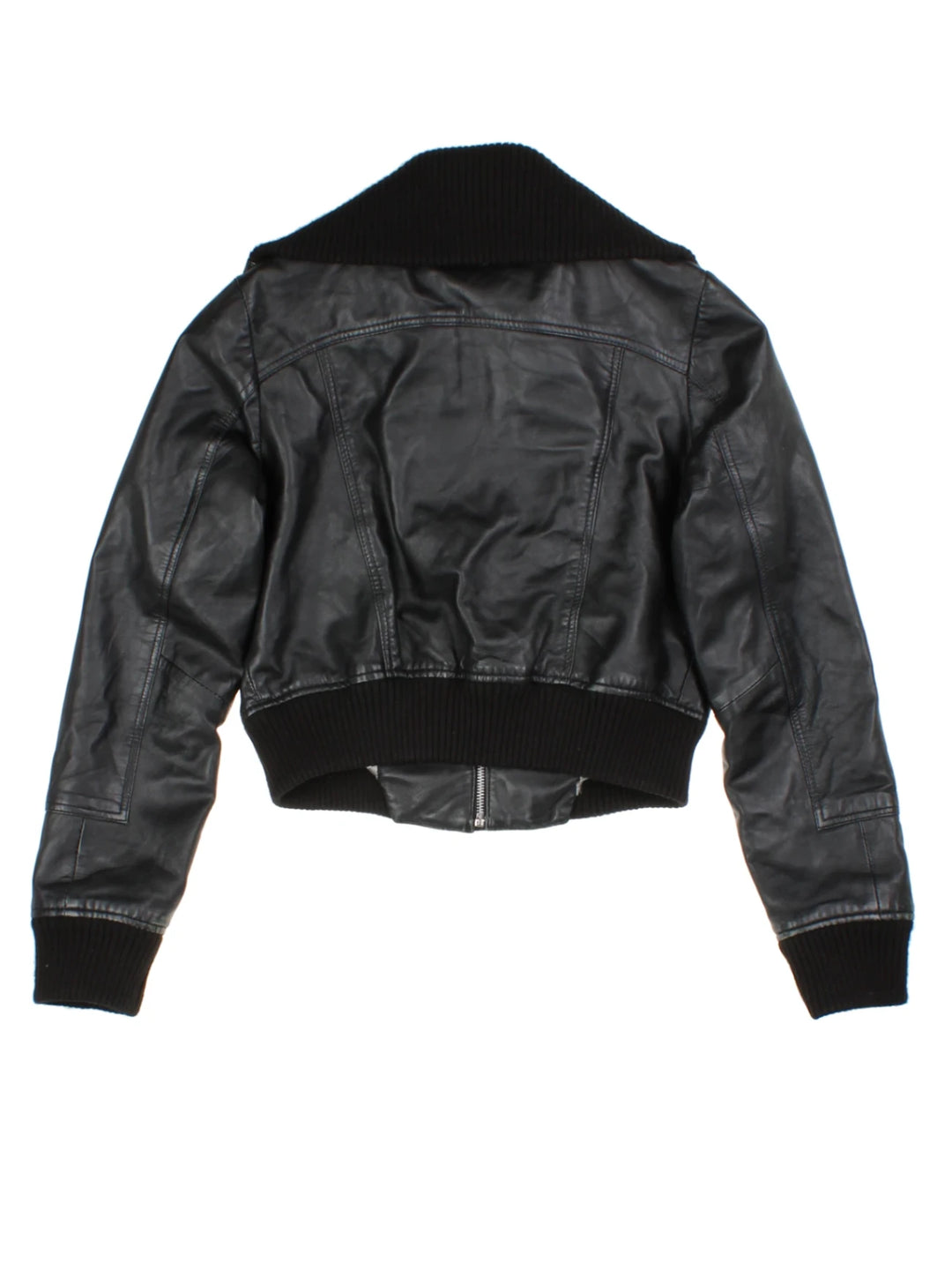 Aviatrix Leather Bomber Jacket (Size M)