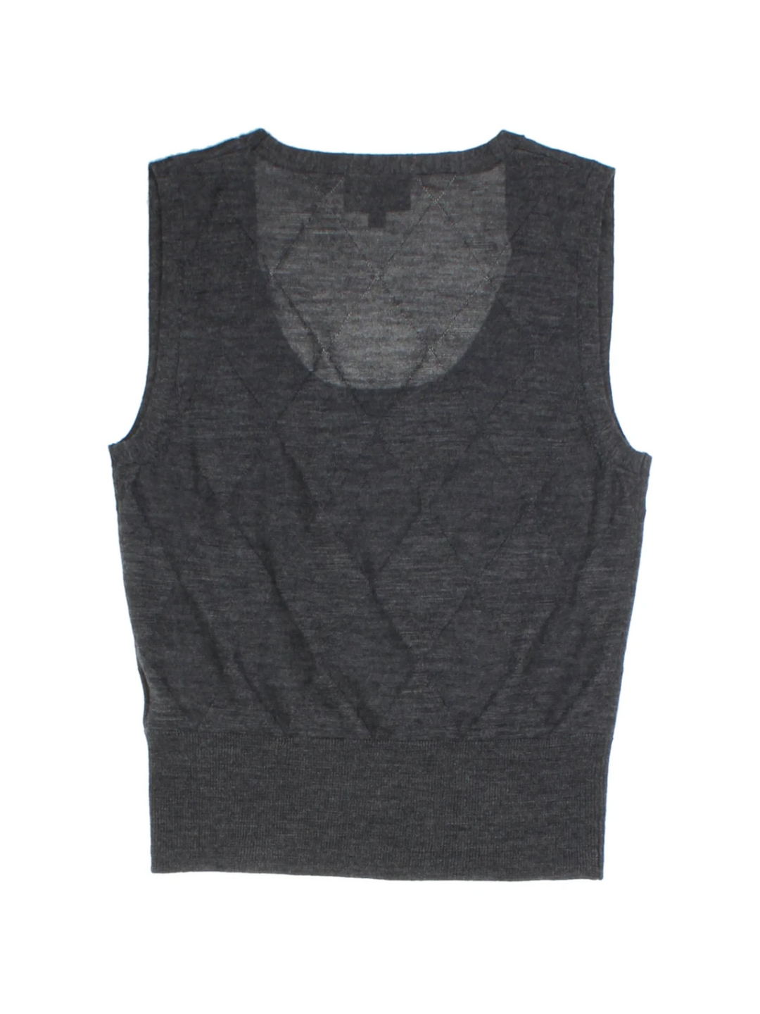 Hobbs Grey Knitted Vest (Size S)