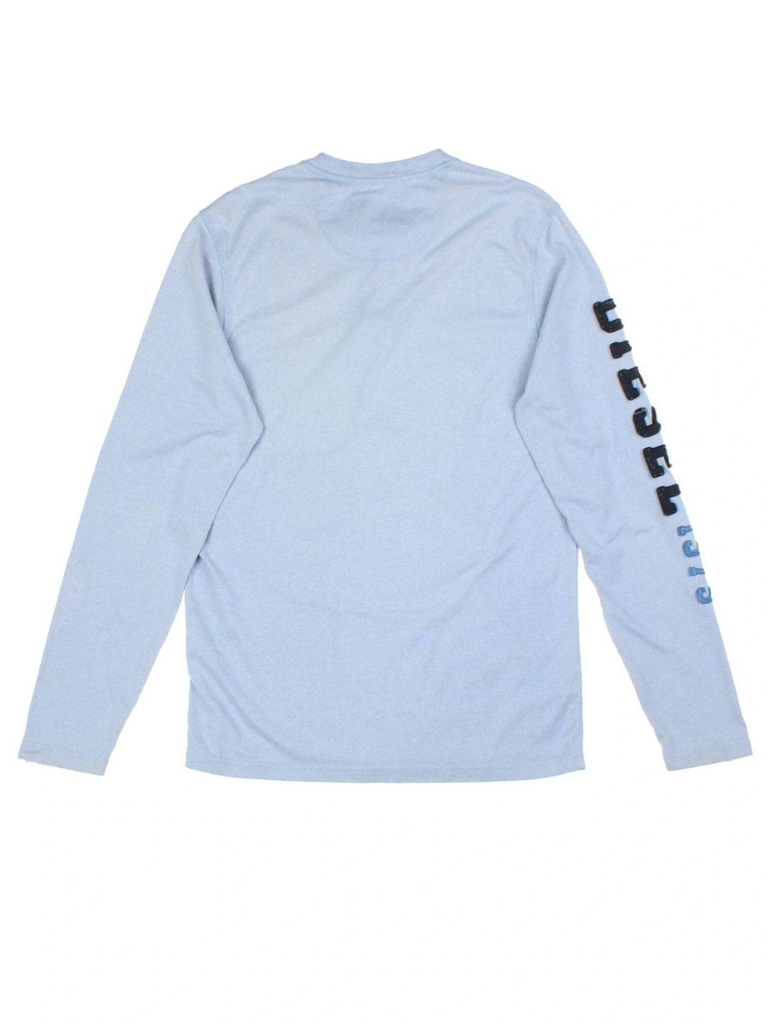 Y2K Diesel Blue Henley T-Shirt (Size M)
