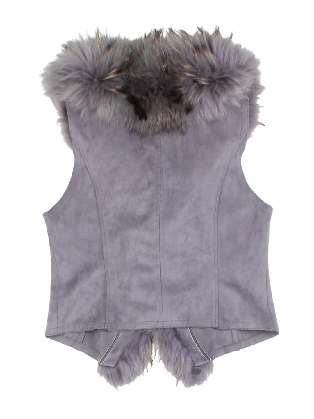Y2K Faux Fur Gilet (Size XS)