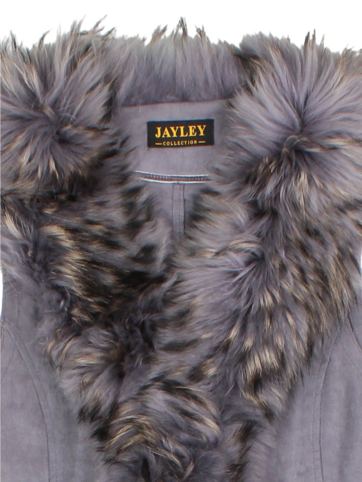 Y2K Faux Fur Gilet (Size XS)