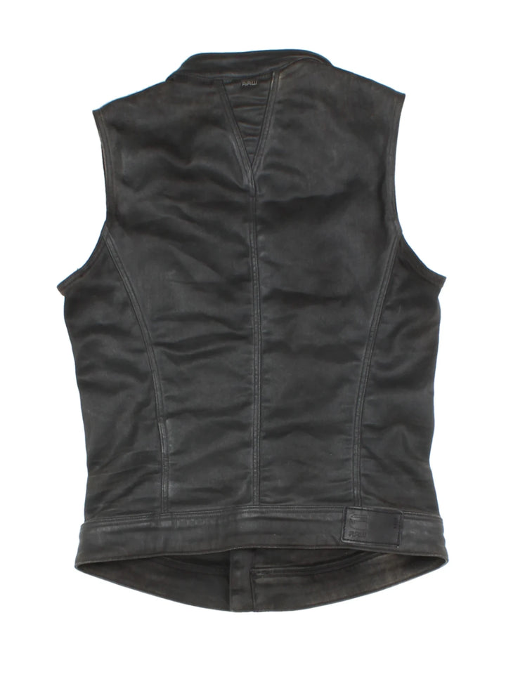 Y2K Black Gilet (Size XS)