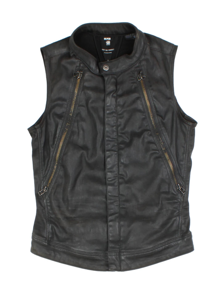 Y2K Black Gilet (Size XS)