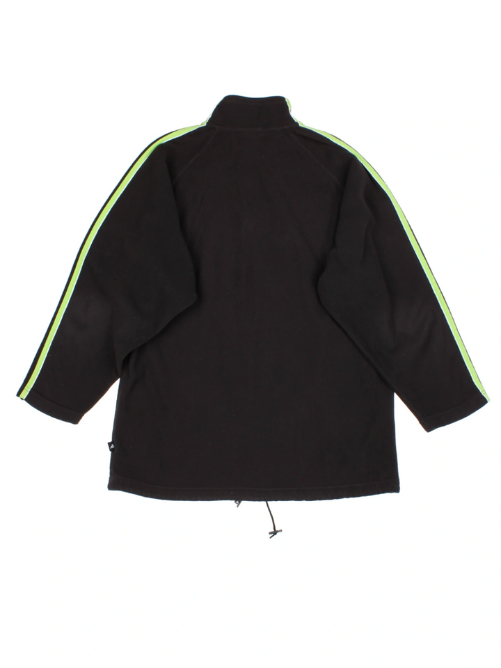 00s Adidas Black Zip Up Fleece (Size M)