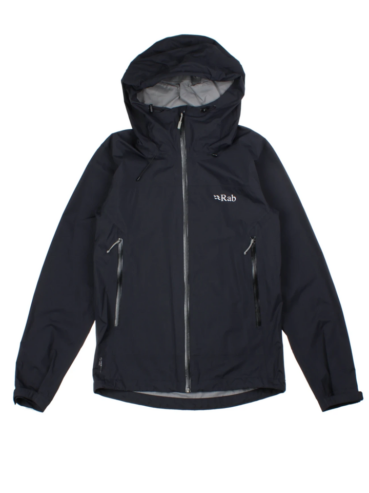 Rab Black Downpour Hooded Jacket (Size S)