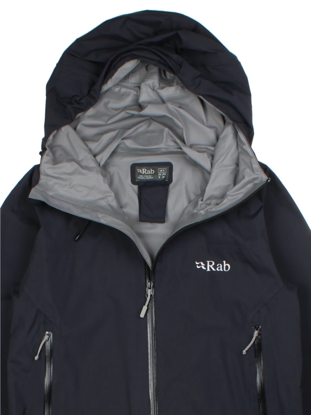 Rab Black Downpour Hooded Jacket (Size S)