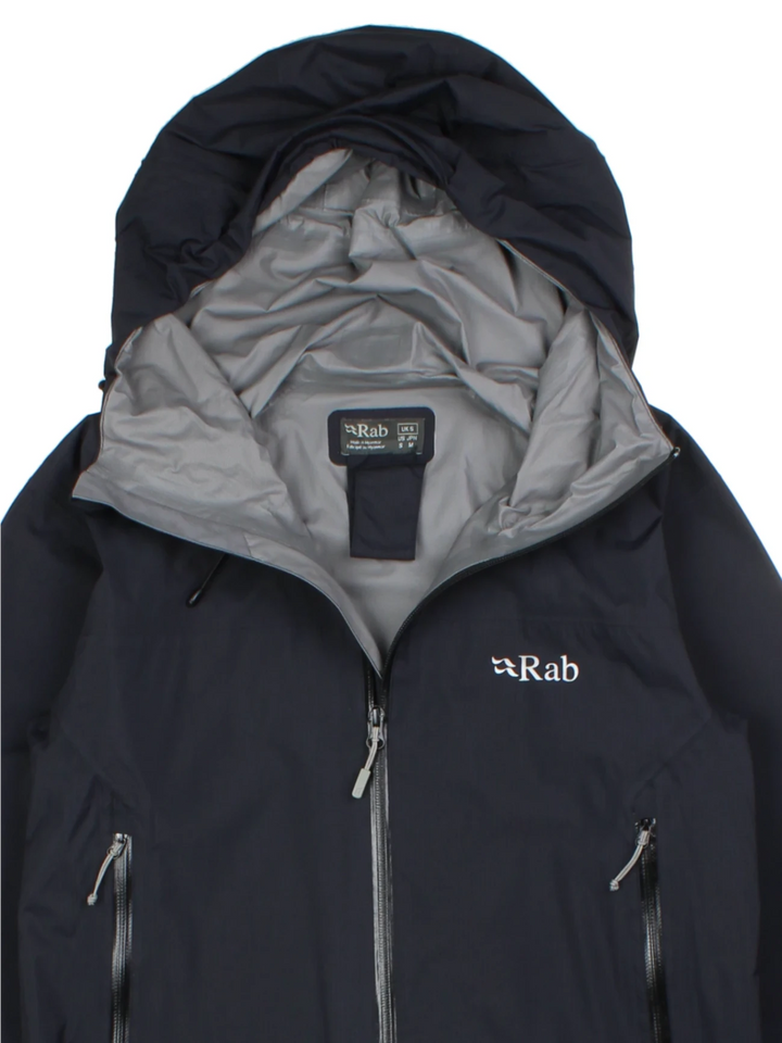 Rab Black Downpour Hooded Jacket (Size S)
