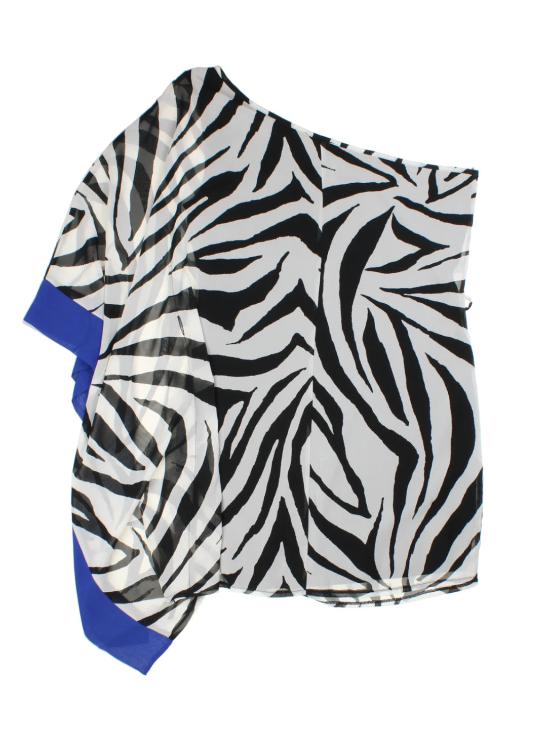 Jane Norman Asymmetrical Zebra  Print Dress (Size S)