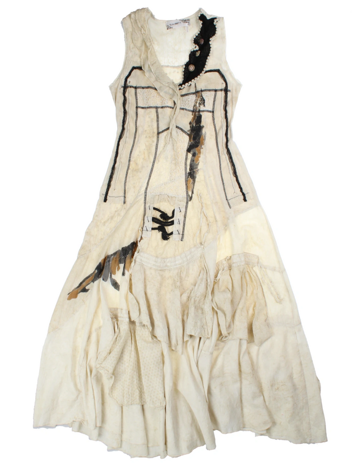 Y2K Elisa Cavaletti Layered Midi Dress (Size S)