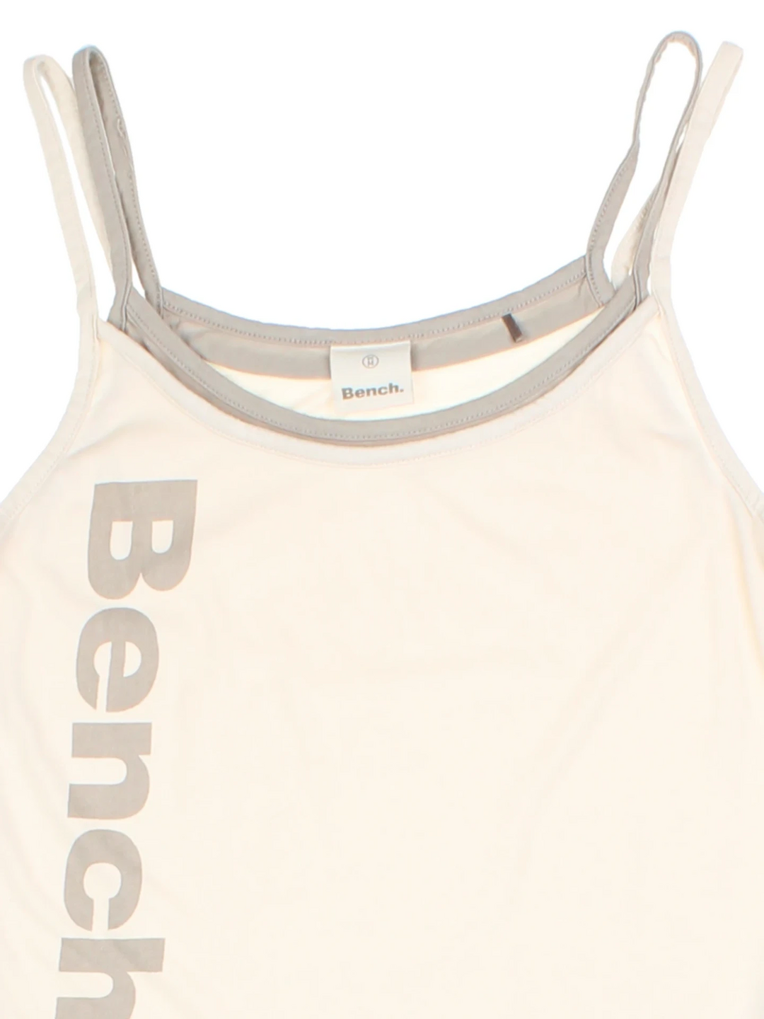 Y2K Bench Tan Layred Vest Top (Size S)