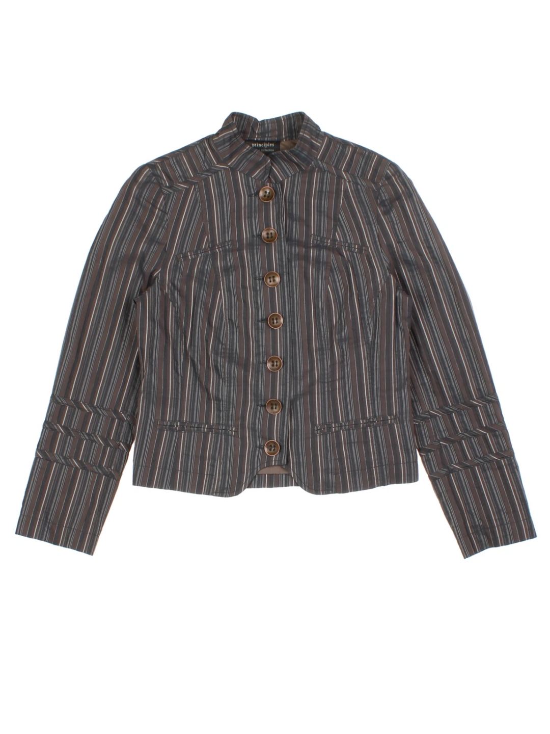 Y2K Brown Military Jacket (Size S)