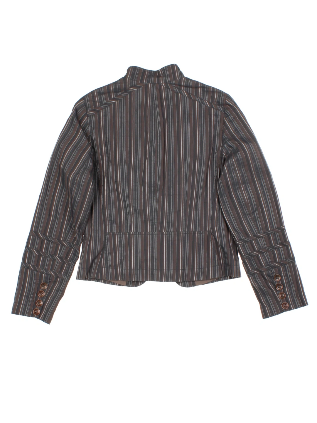 Y2K Brown Military Jacket (Size S)