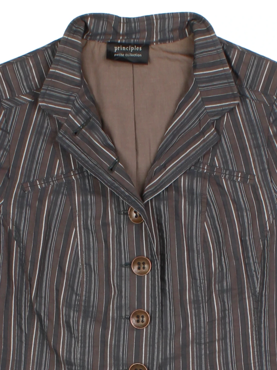 Y2K Brown Military Jacket (Size S)