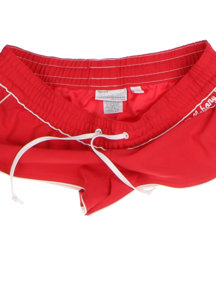 Y2K Billabong Red Mini Board Shorts (Size M)