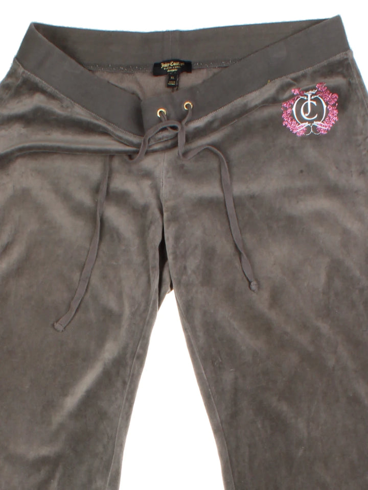 Y2K Juicy Couture Brown Velour Tracksuit (Size XL)