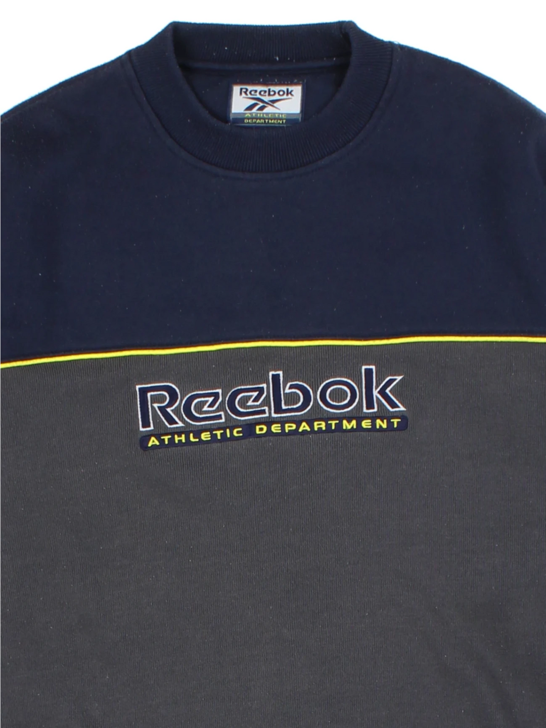 90s Reebok Navy Crew Sweater (Size M)