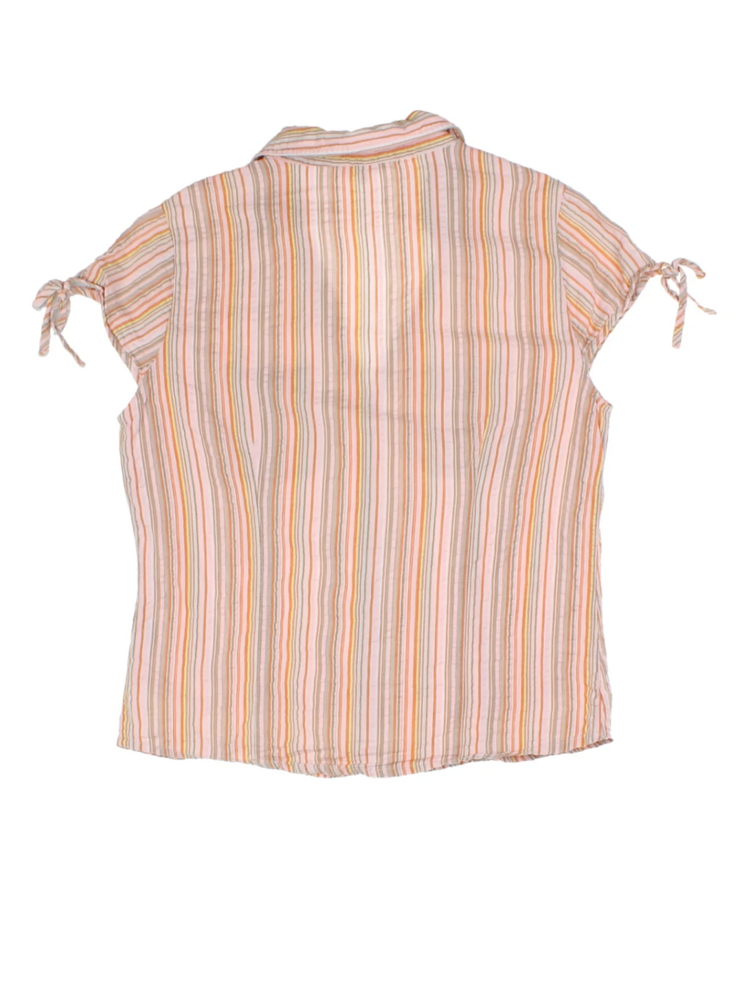 Y2K Pink Stripe Shirt (Size M)