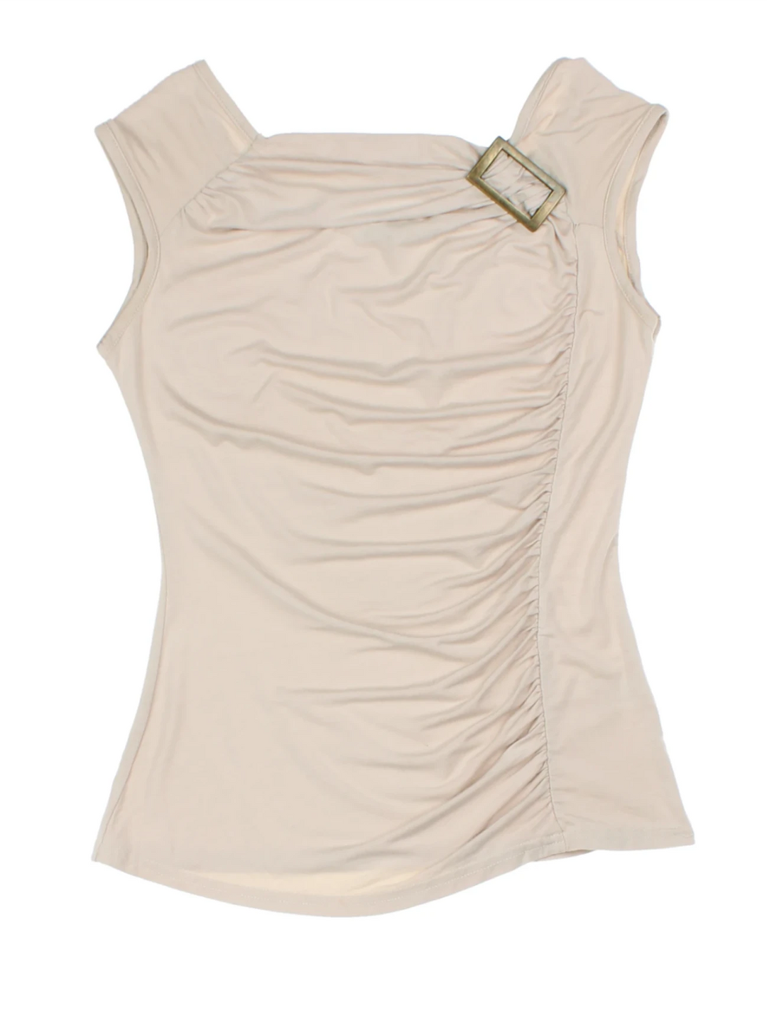 Y2K Jane Norman Tan Sleeveless Top (Size M)