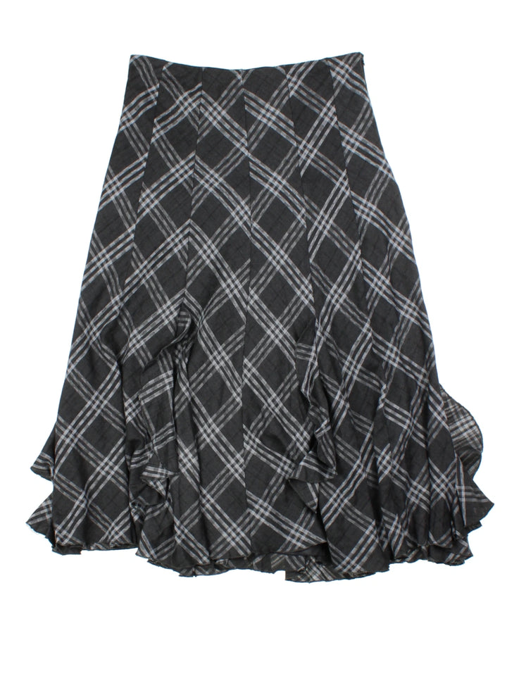 Y2K Per Una Checked Layered Midi Skirt (Size M)
