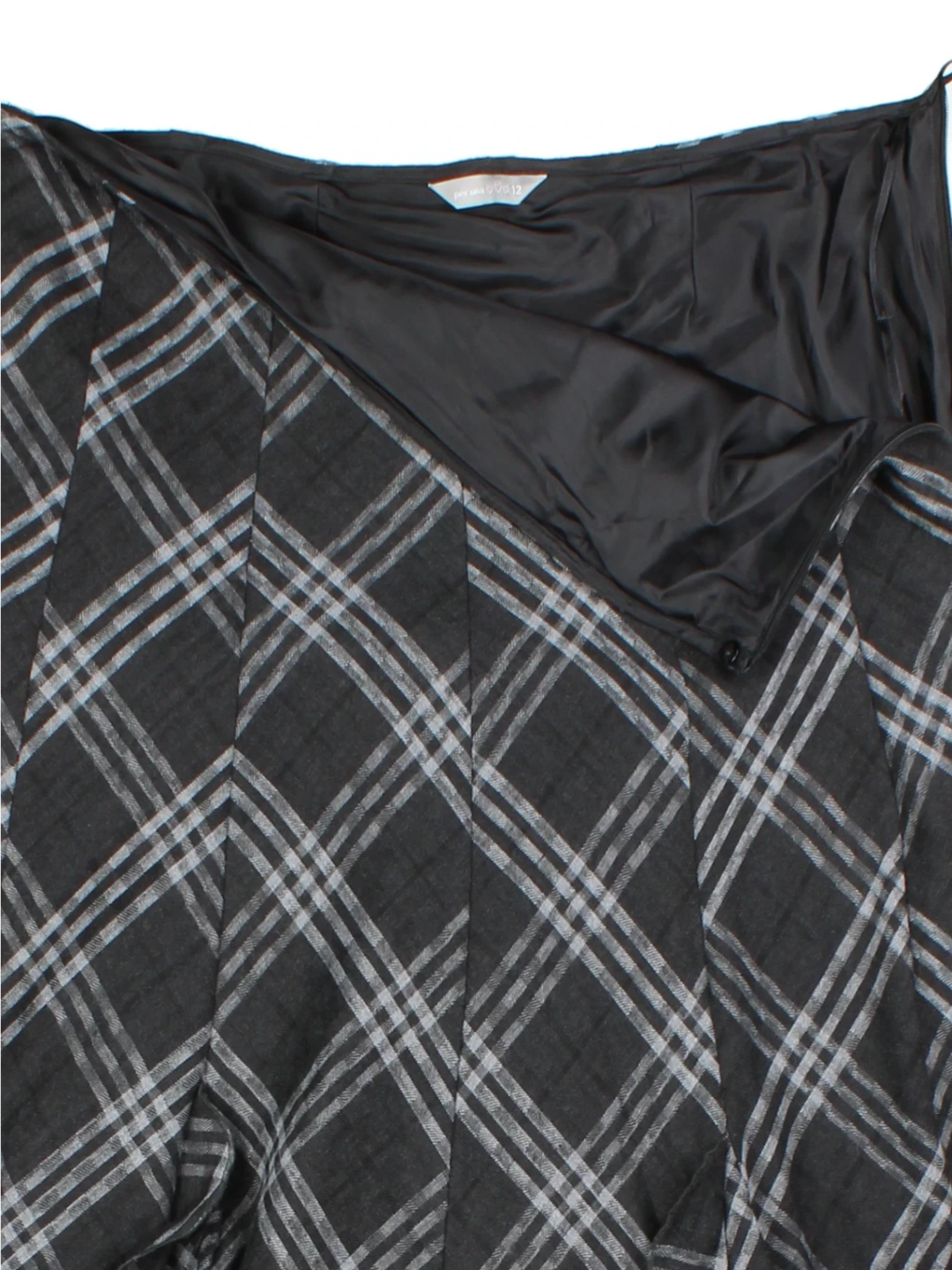 Y2K Per Una Checked Layered Midi Skirt (Size M)