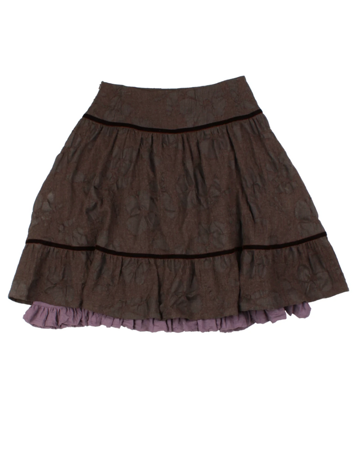 Brora Layered Midi Skirt (Size M)