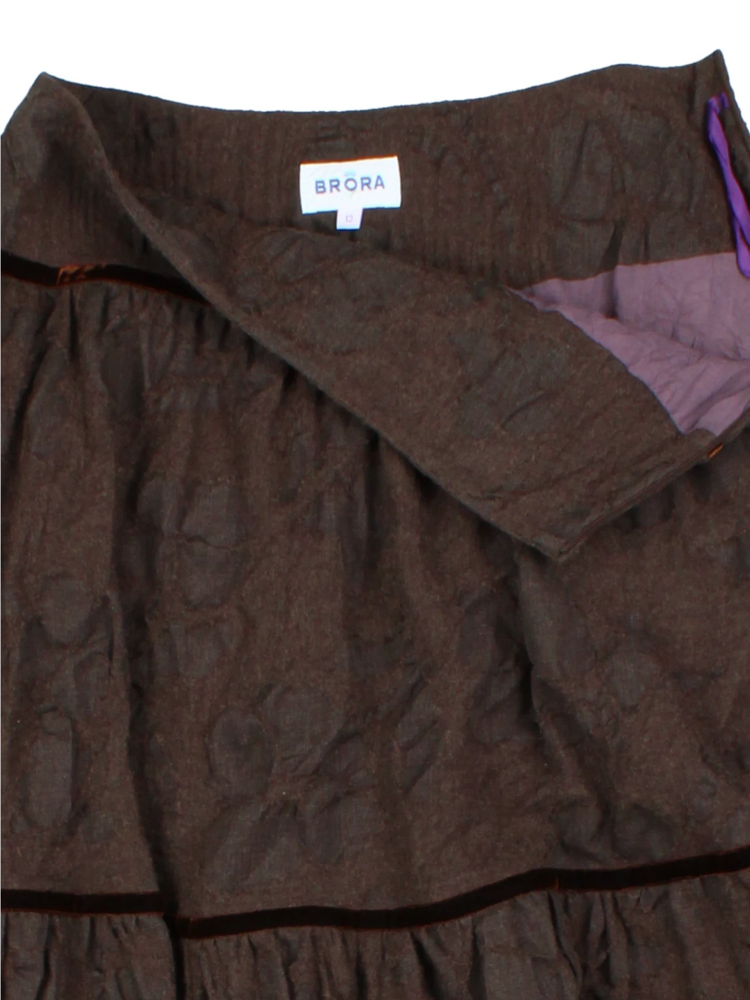 Brora Layered Midi Skirt (Size M)