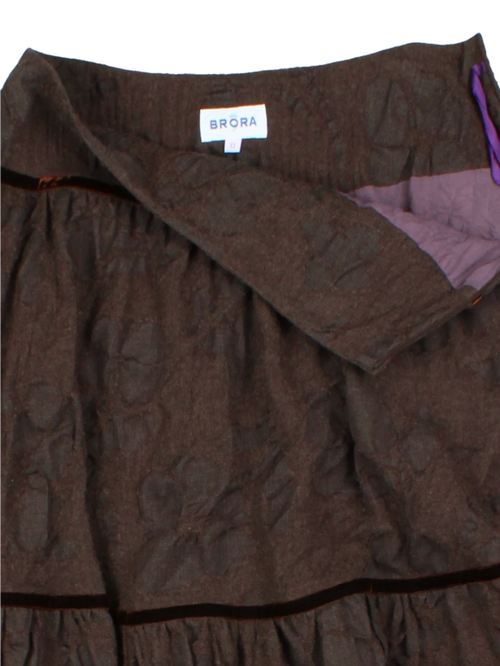 Brora Layered Midi Skirt (Size M)