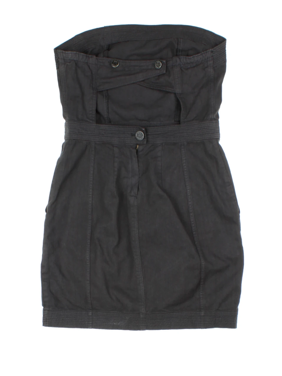 Y2K All Saints Black Sleeveless Mini Dress (Size S)