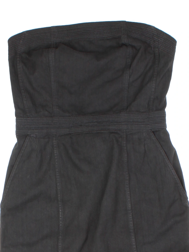 Y2K All Saints Black Sleeveless Mini Dress (Size S)