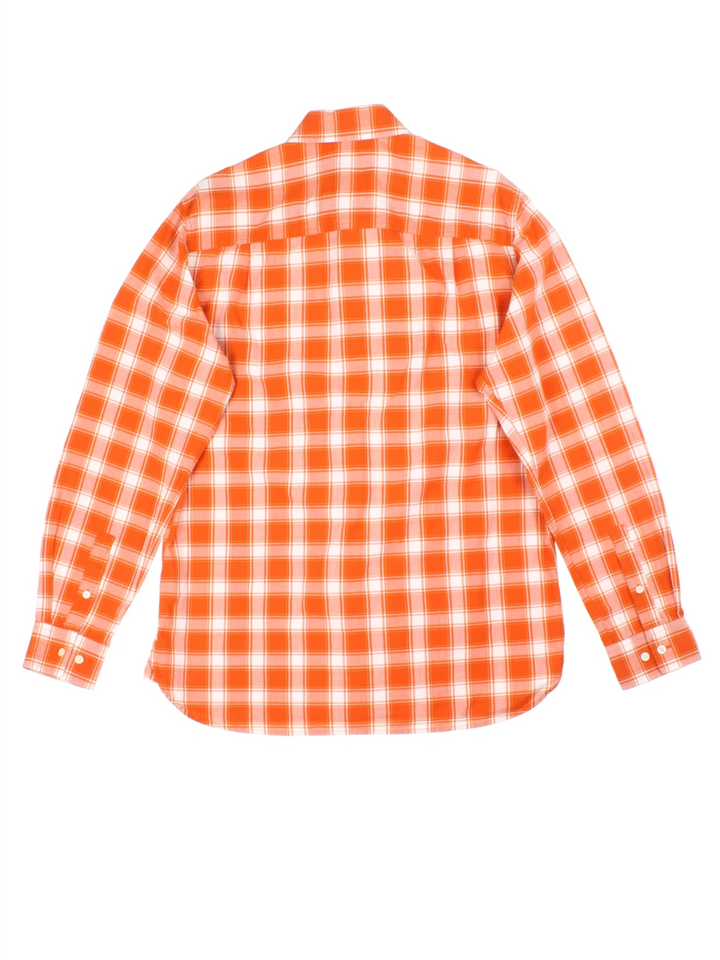 Timberland Orange Plaid Shirt (Size M)