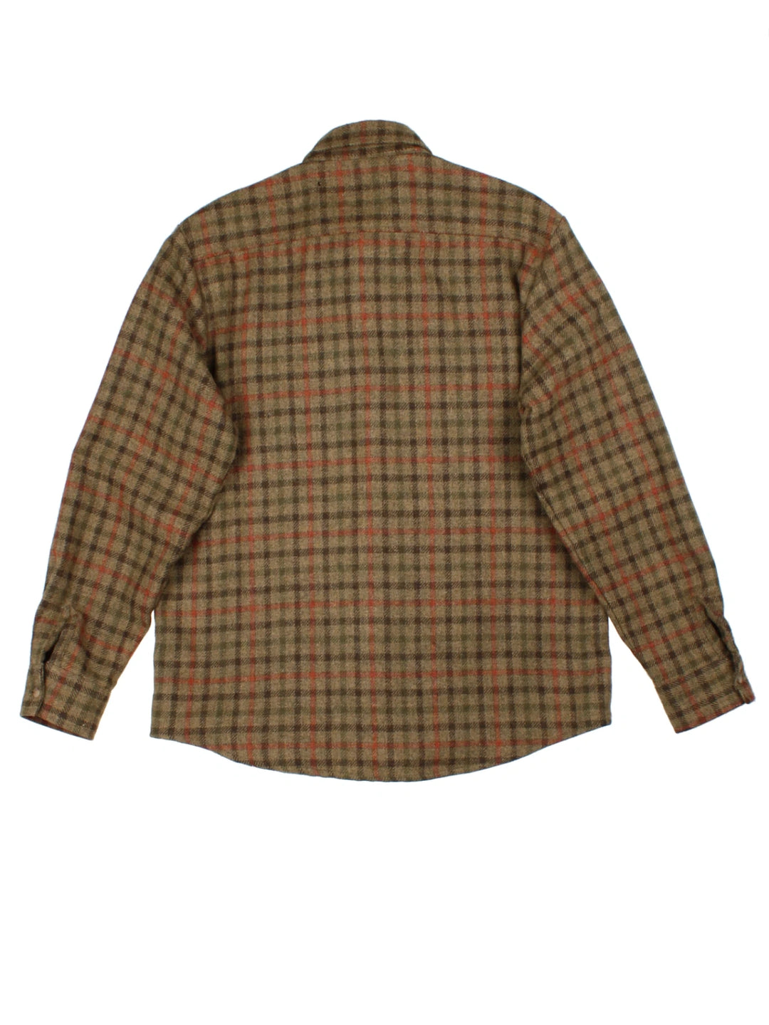Vintage Brown Flannel Shirt (Size L)