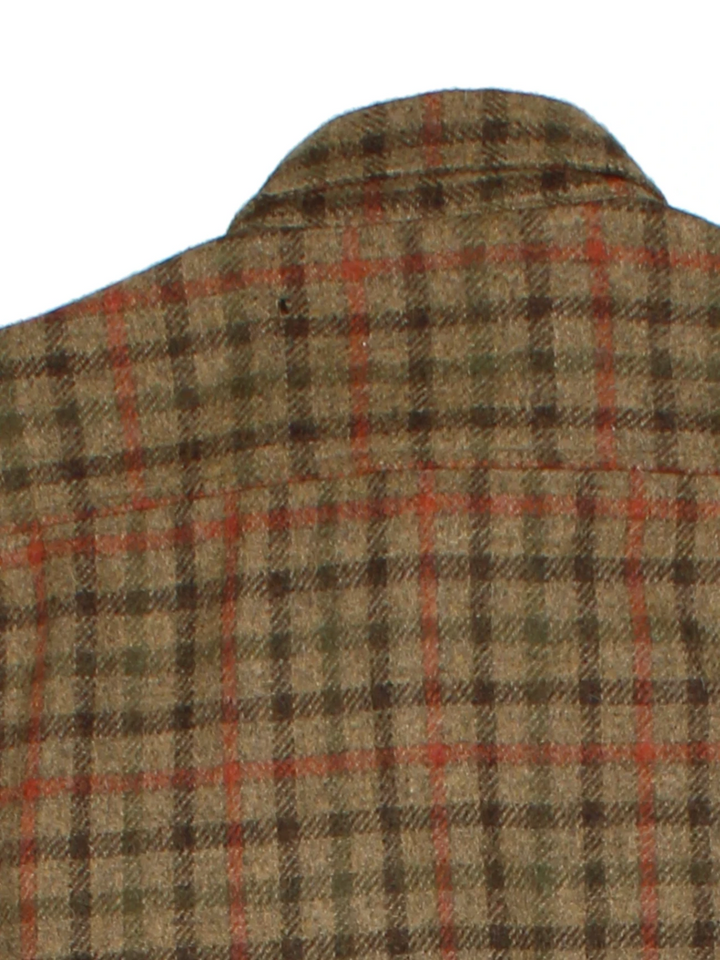Vintage Brown Flannel Shirt (Size L)