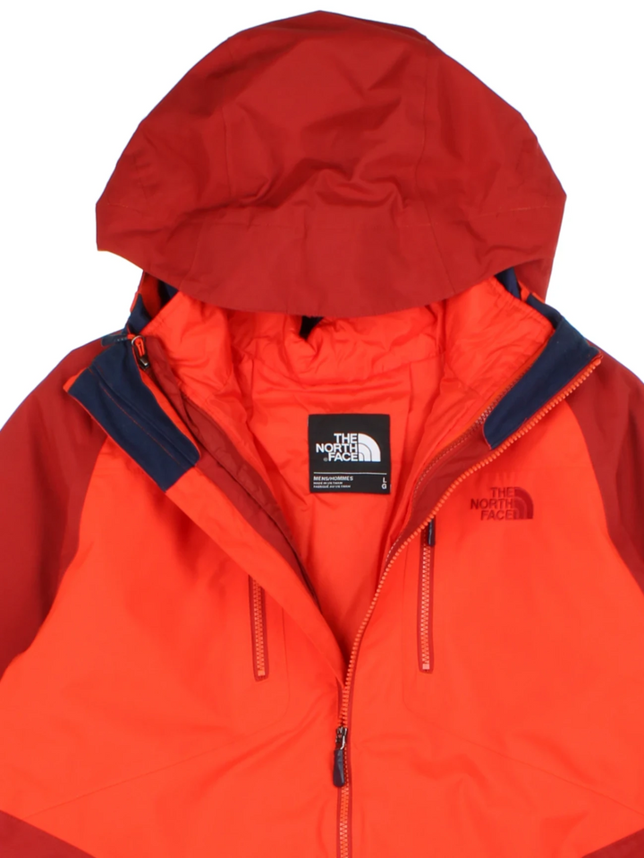 The North Face Orange Triclimate Jacket (Size L)