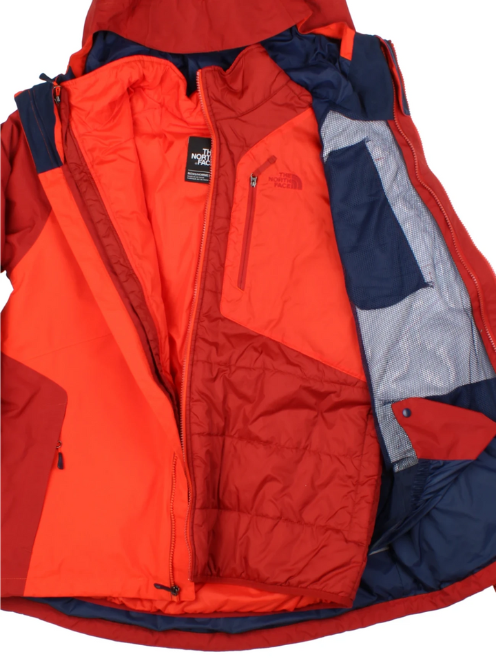 The North Face Orange Triclimate Jacket (Size L)