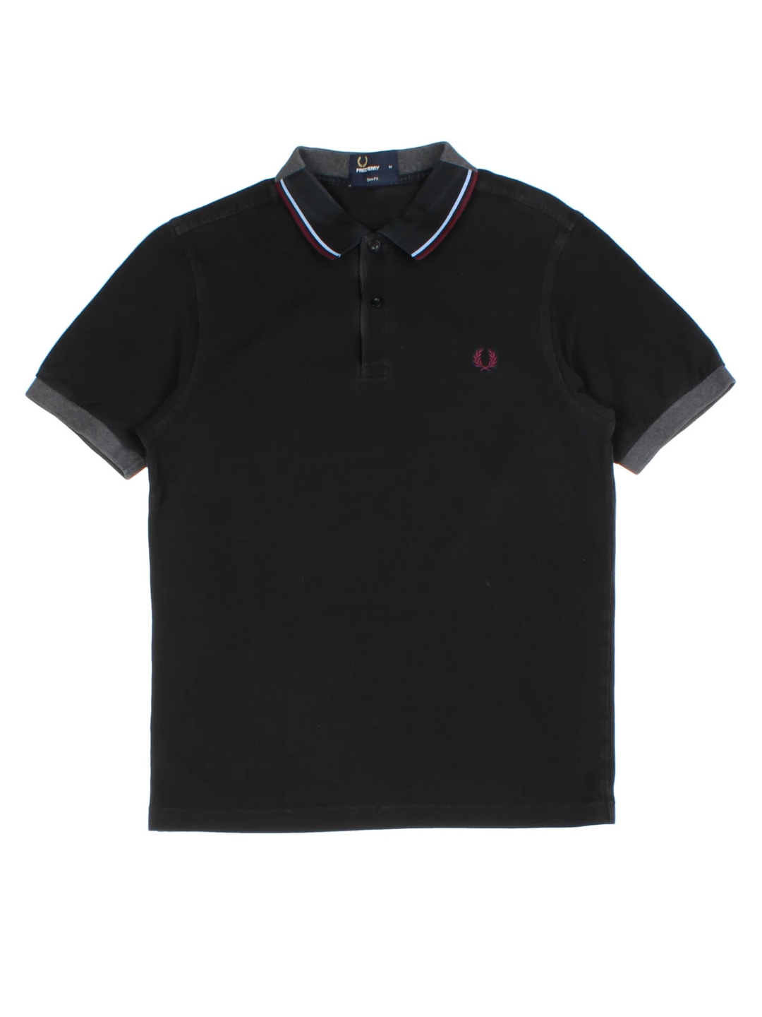 Fred Perry Black Polo Shirt (Size M)