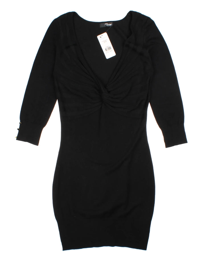 Y2K Jane Norman Black 3/4 Sleeve Mini Dress (Size M)