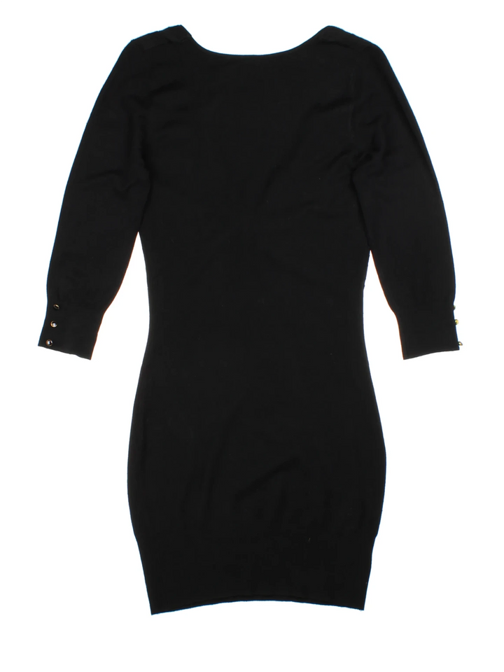 Y2K Jane Norman Black 3/4 Sleeve Mini Dress (Size M)