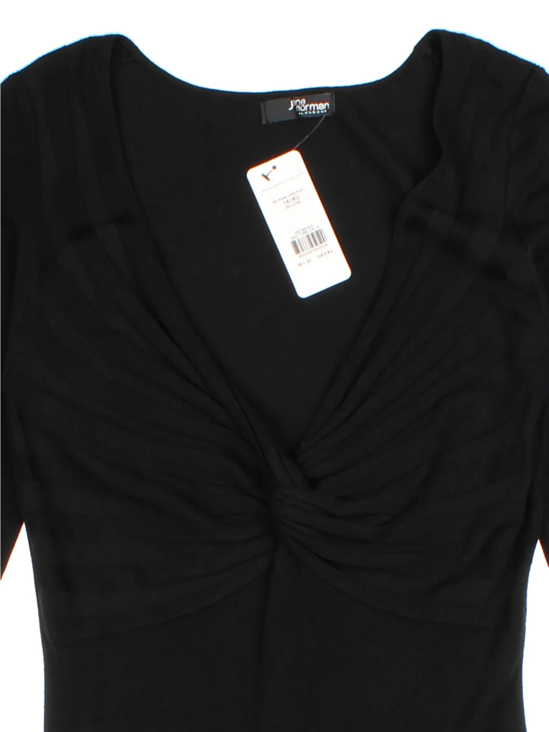 Y2K Jane Norman Black 3/4 Sleeve Mini Dress (Size M)