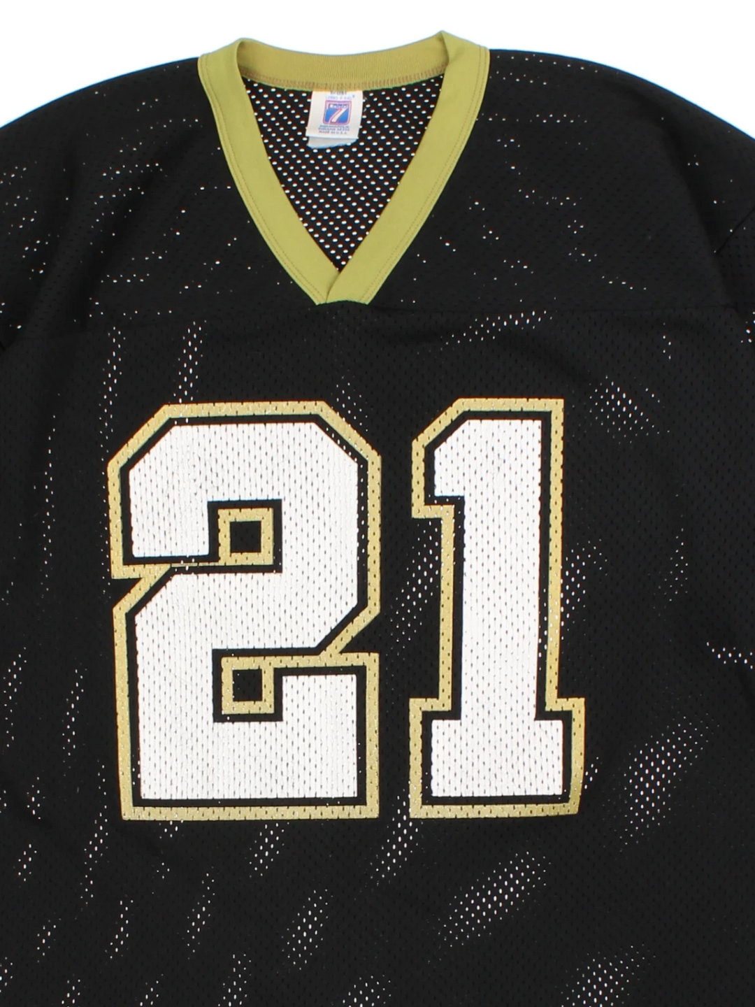 New Orleans Saints Black Mesh Football Shirt (Size L)