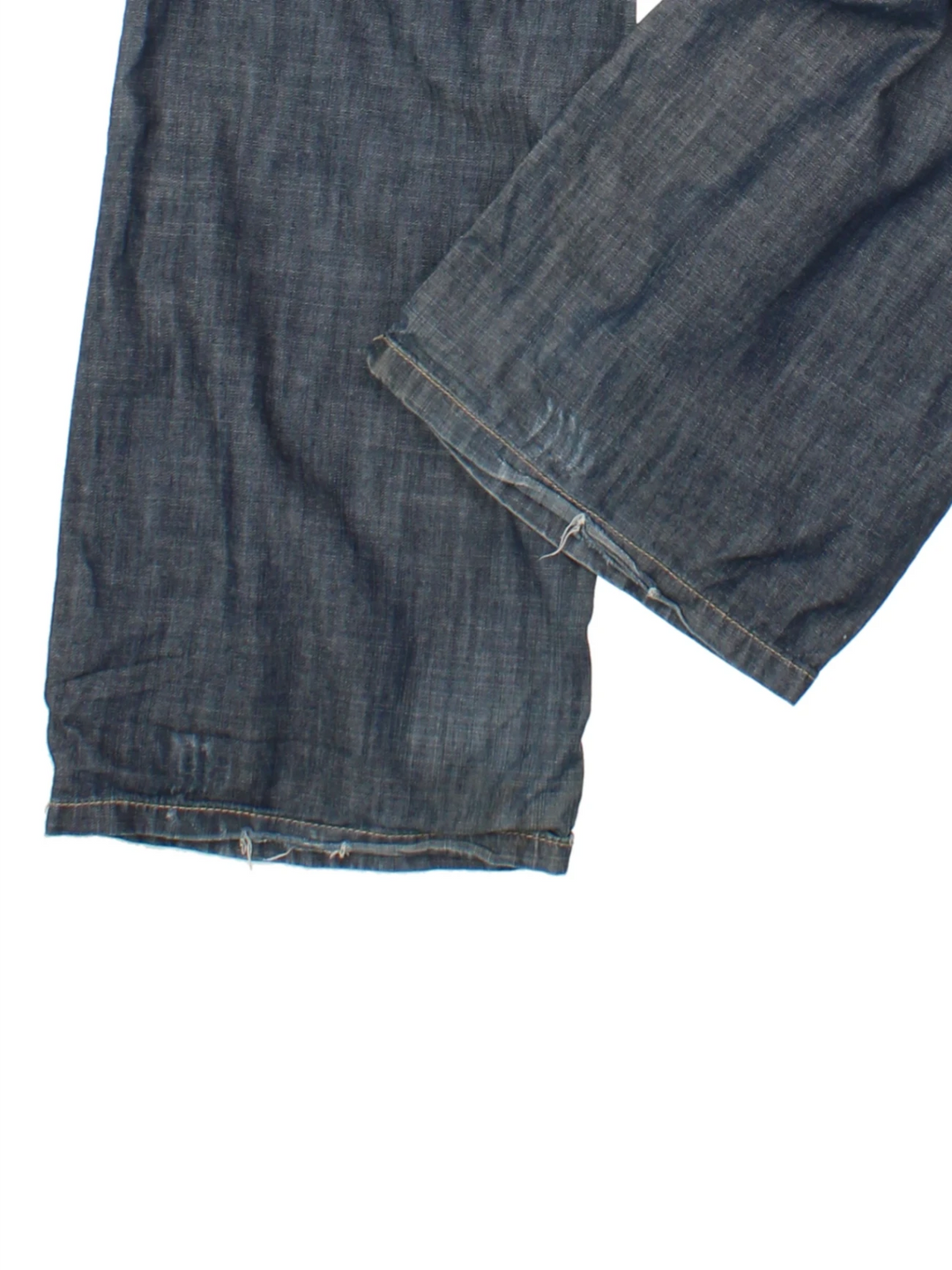 Y2K Blue Low Rise Cargo Jeans (Size XL)