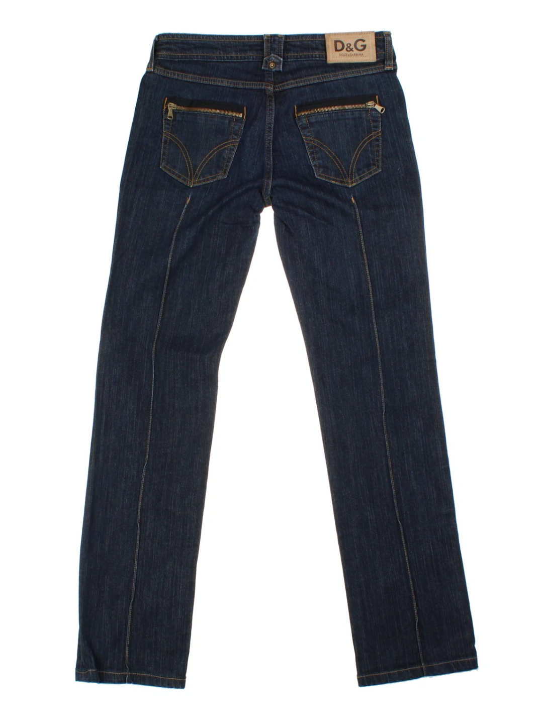 Y2K Dolce & Gabbana Blue Low Rise Jeans (Size XS)