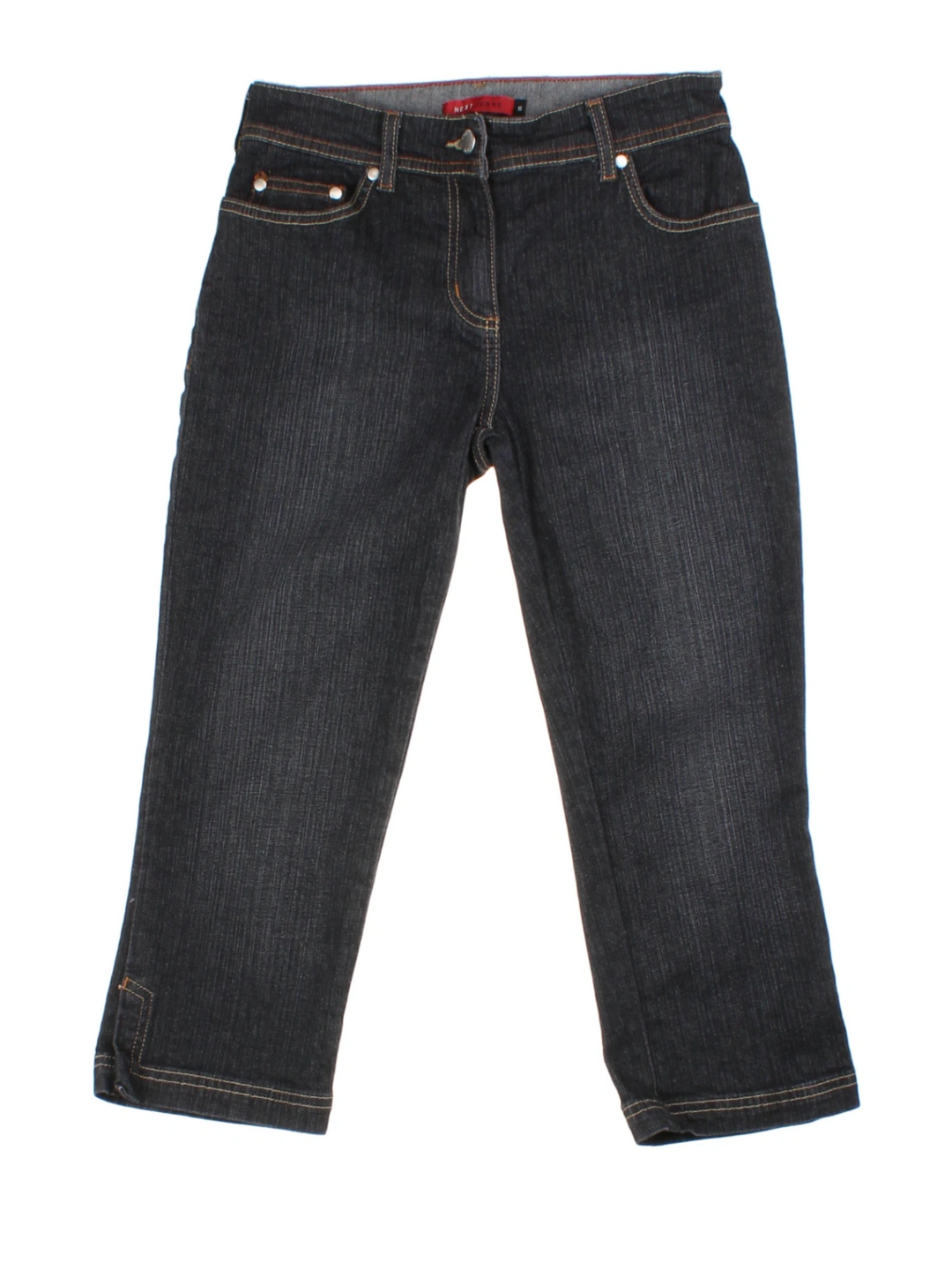 Y2K Blue Capri Jeans (Size XS)