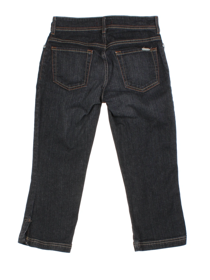 Y2K Blue Capri Jeans (Size XS)