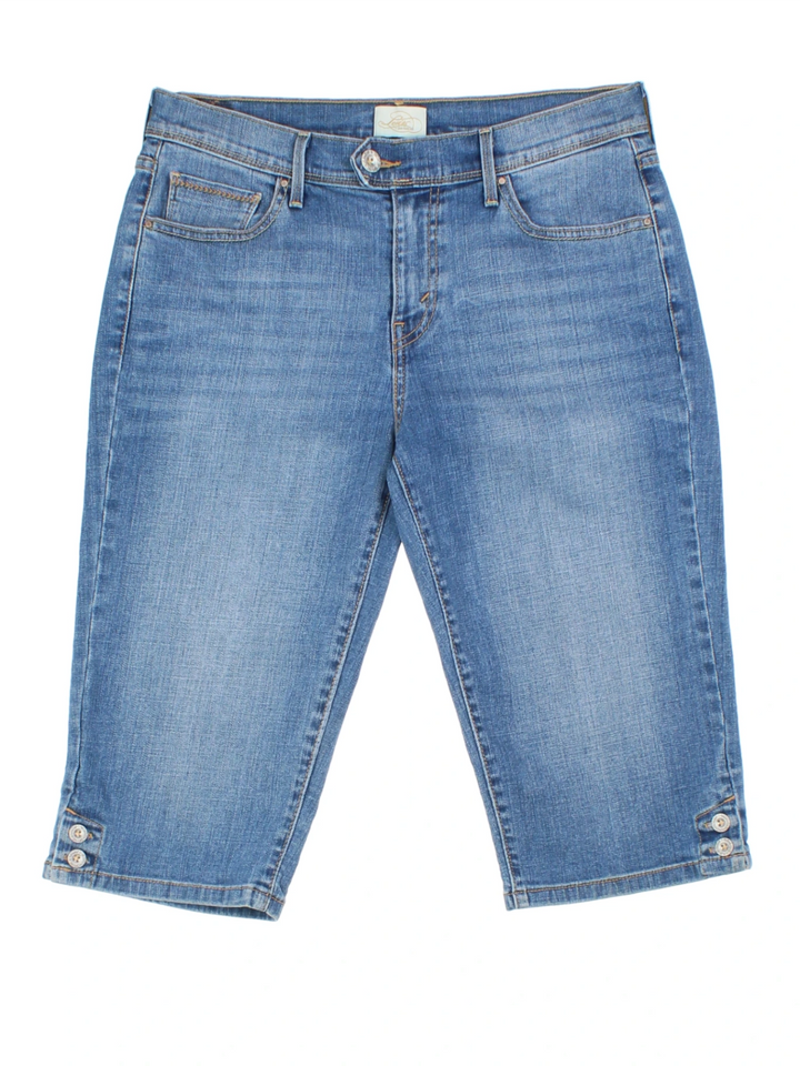 Levi Strauss Blue Capri Jeans (Size M)