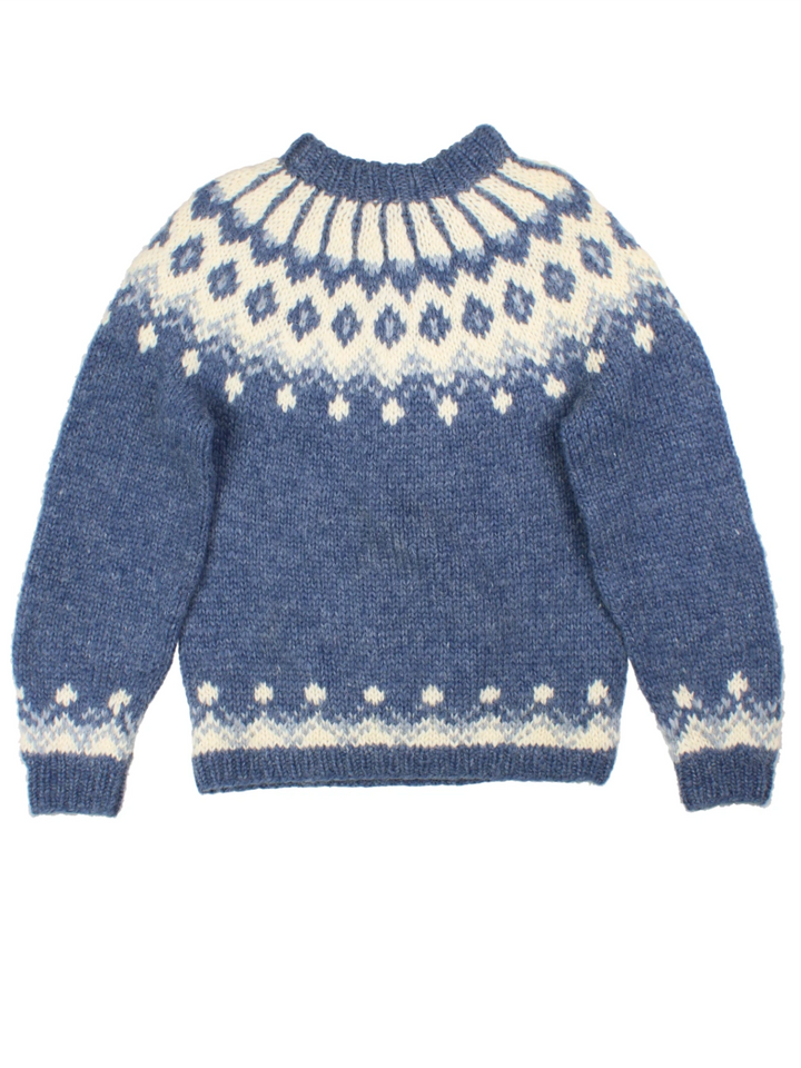 Thorvaldsens Bazar Blue Nordic Wool Jumper (Size M)