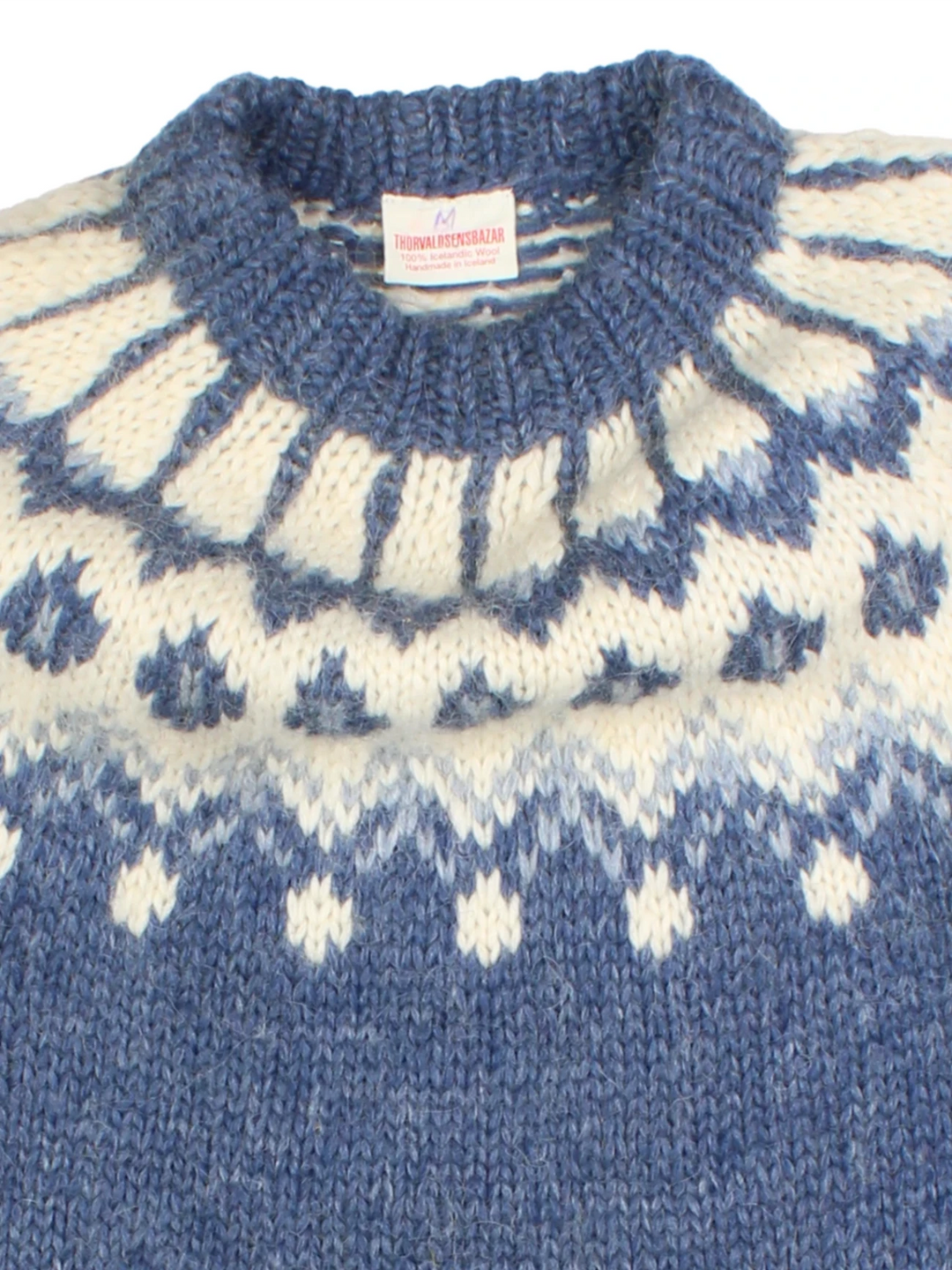Thorvaldsens Bazar Blue Nordic Wool Jumper (Size M)